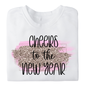 Cheers to the New Year Sublimation Design Instant Download www.Digeals.com