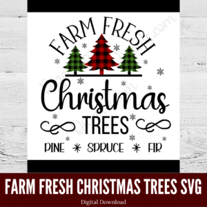 Farm Fresh Christmas Tree SVG Digital Download - Digeals.com