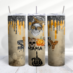 Halloween Spooky Mama Tumbler Wrap Design! Limited Time Offer - Digeals.com