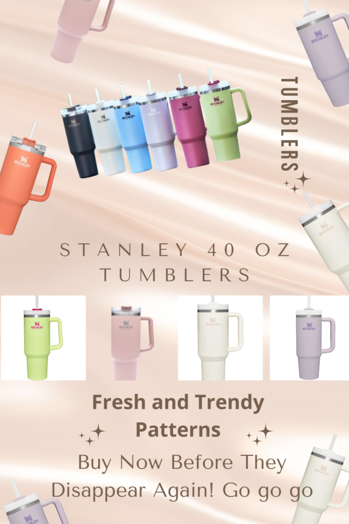 Stanley 40 oz Tumbler Fresh and Trendy Patterns Transforming Your Stanley Tumbler Digeals.com