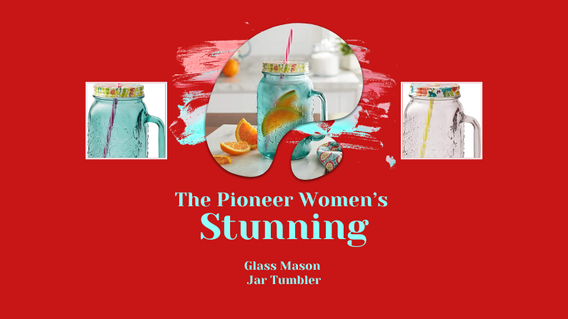 The Pioneer Woman’s Stunning Glass Mason Jar Tumbler