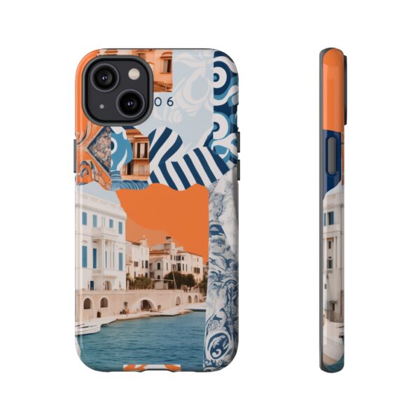 Capri Coastline Sea Breeze Phone Case Front and Side iPhone Digeals.com