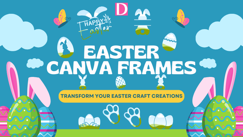 Easter Canva Frame Bundle for Picture Perfect Designs