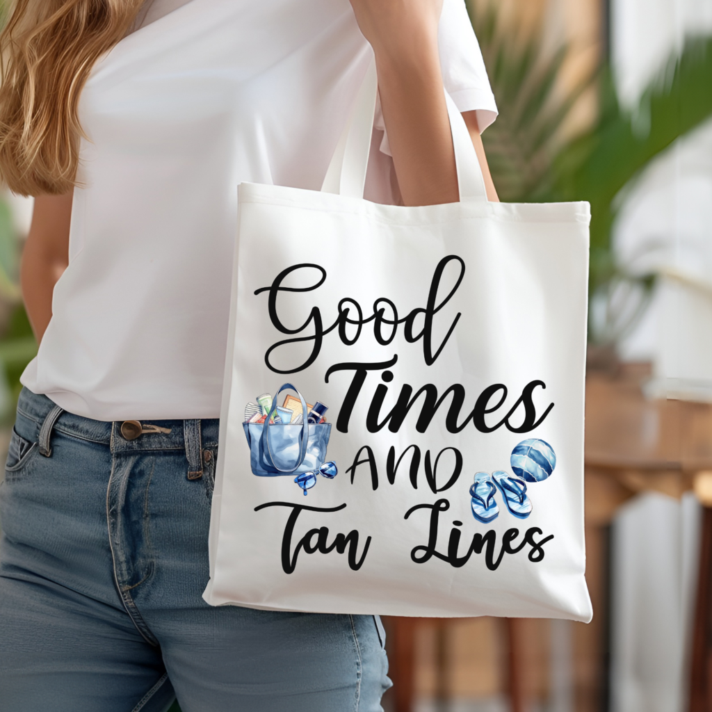 Good Time and Tan Lines Travel Tote Bag Accessory Digeals.com