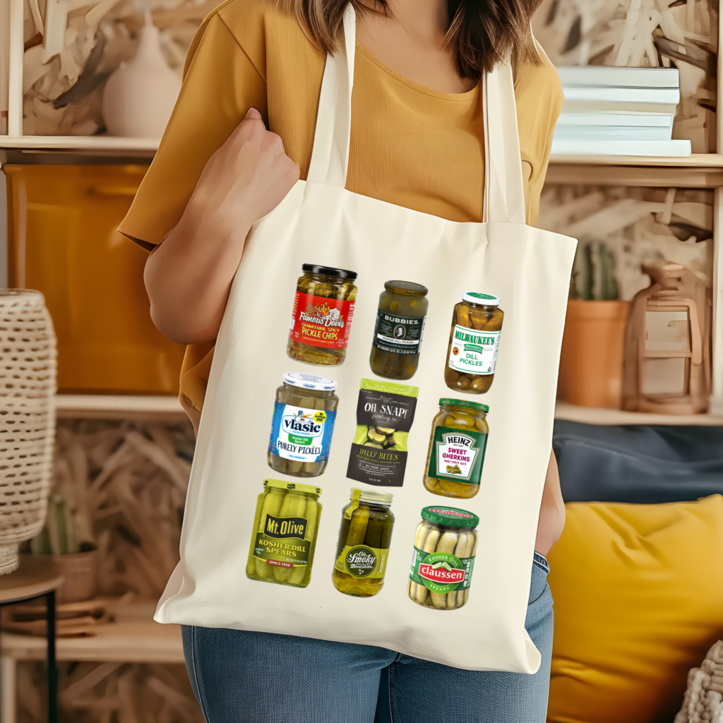 Pickle Passion Tote Bag Digeals.com
