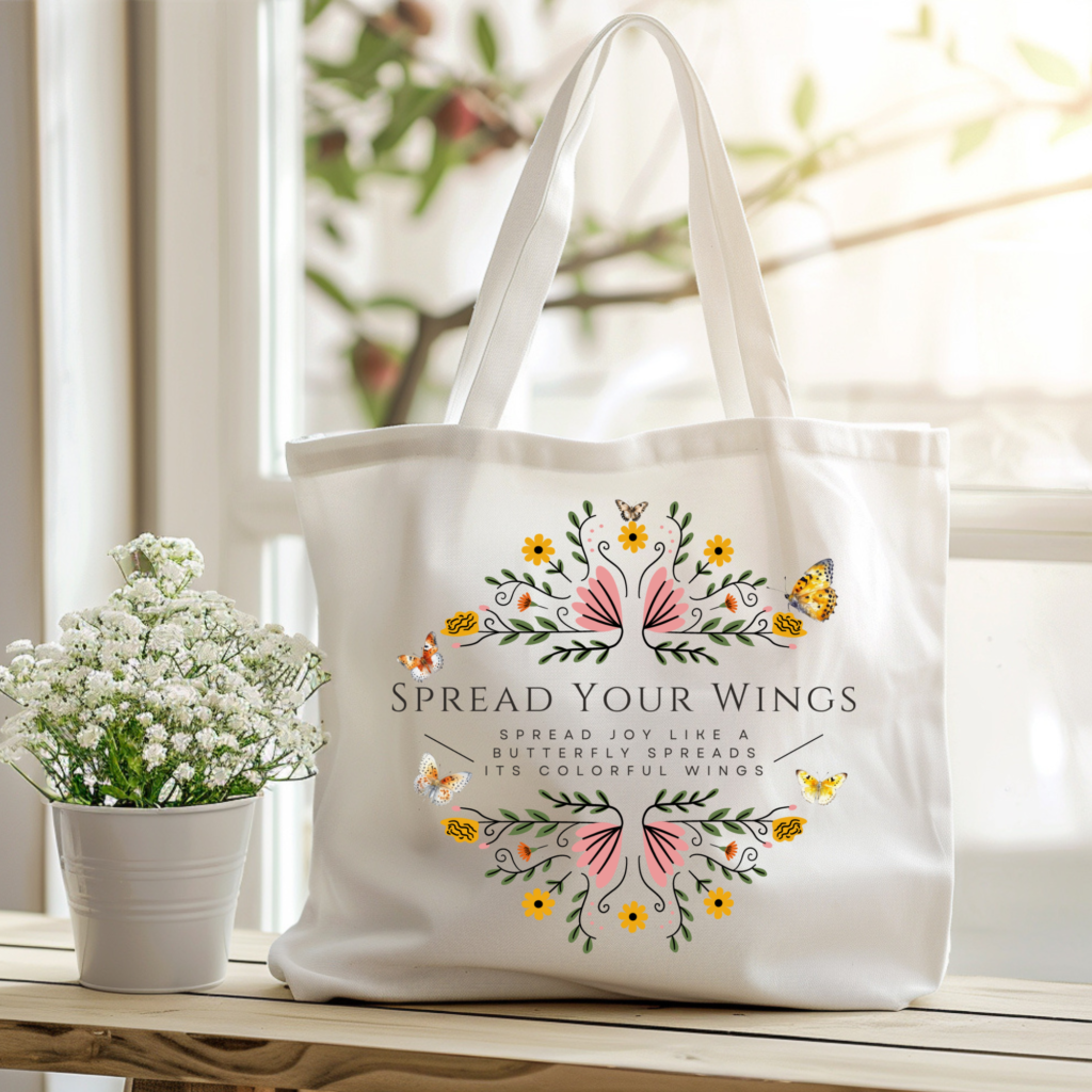 Spread Your Wings Butterfly Tote Bag Digeals.com