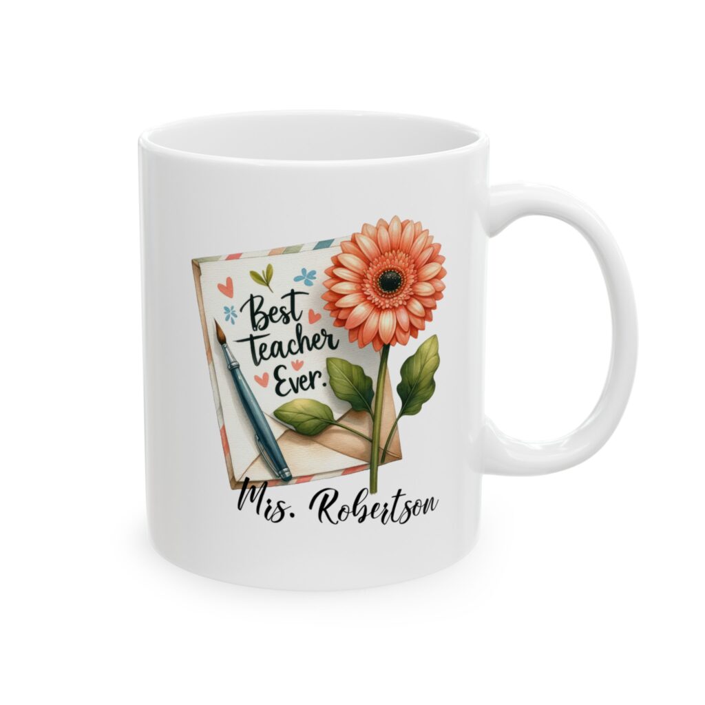 Best Teacher Personalized Mug 11oz Digeals.com