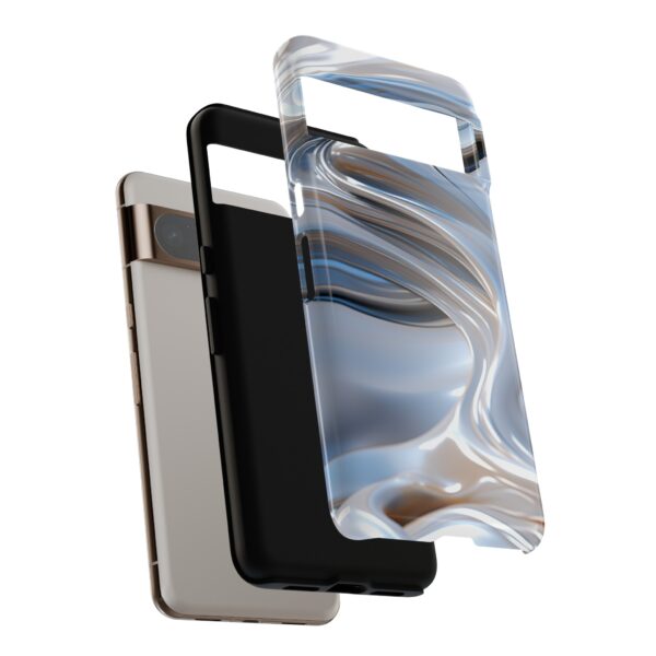 Silver Swirl Phone Case Layers Digeals.com